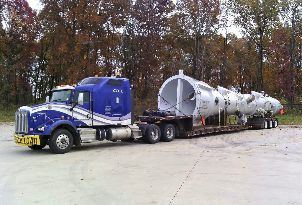 60,000 lbs, 60+feet long pressure vessel made to produce aircraft fuel