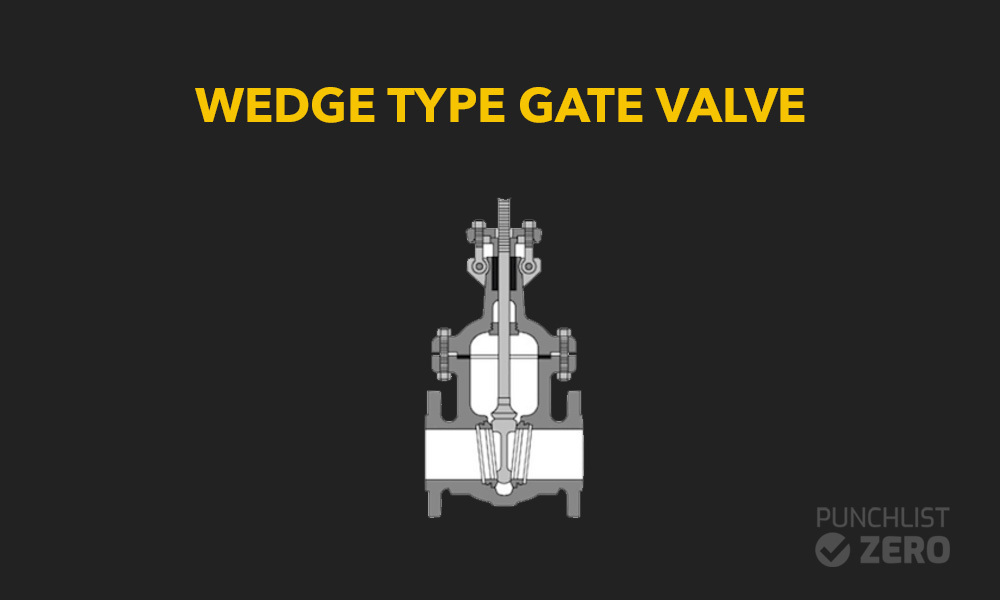 wedge type gate valve
