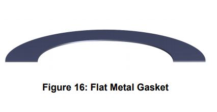 flat metal gasket
