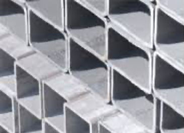 Stack of steel channel section