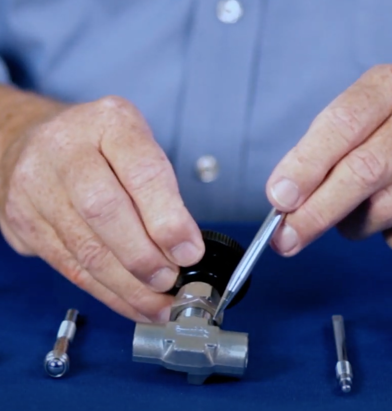 repair of a needle valve