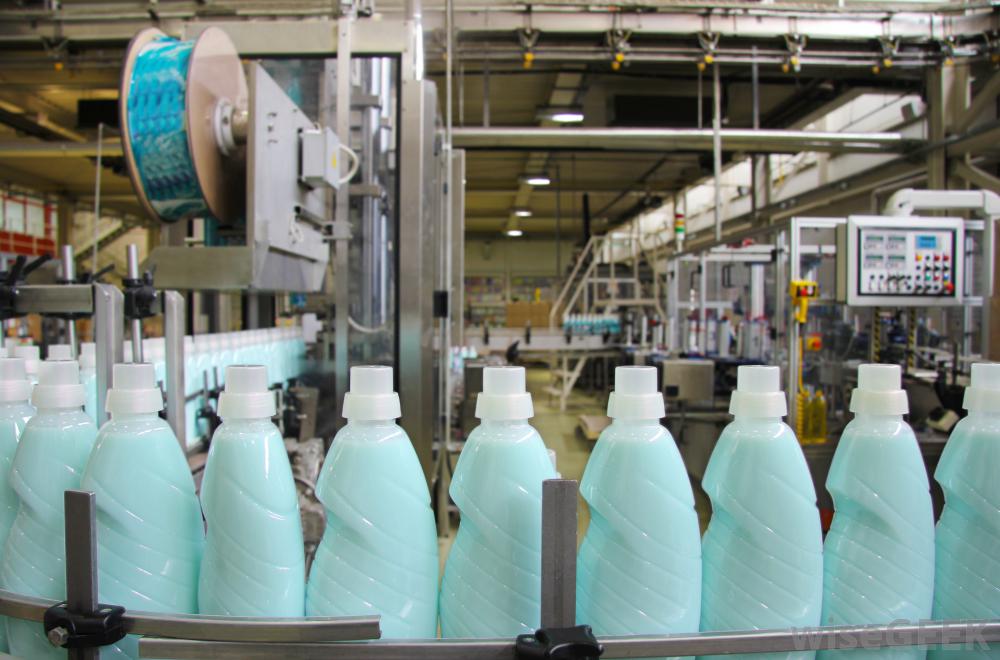 Bottling laundry detergents used repetitive manufacturing.