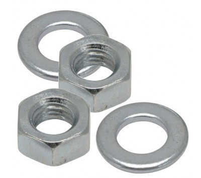 Washer and nut