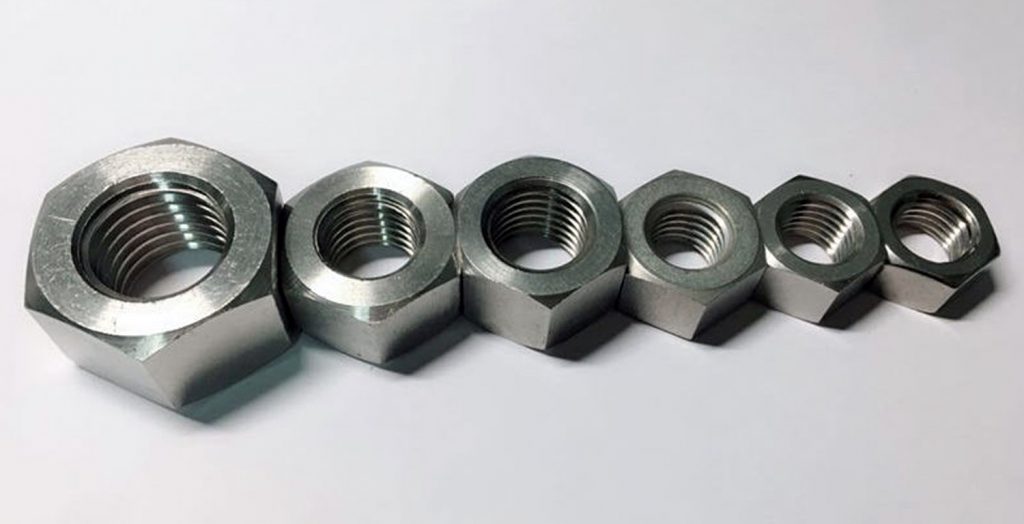 Hex Nut in different sizes