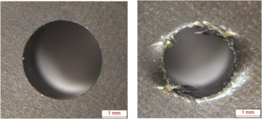 hole quality in composite aerospace components drilling