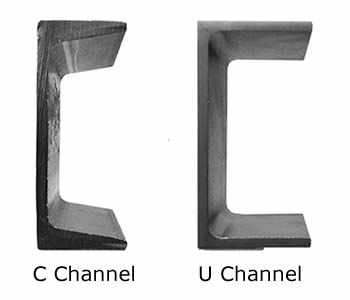 C channel and U channel