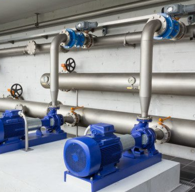 Centrifugal pumps set up in series