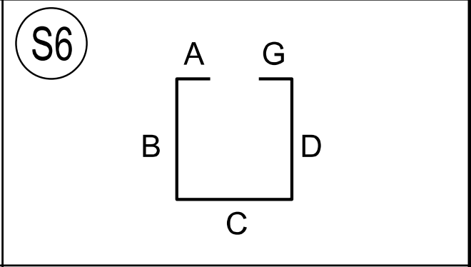 Illustration of shape s6 bend type