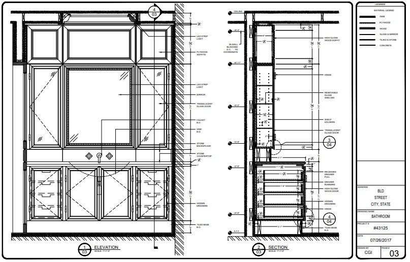 shop drawings example