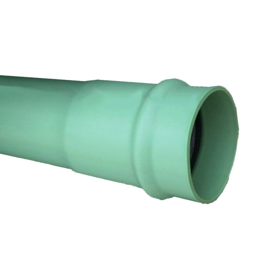 Sewer Pipe, 18 in, 14 ft L, PVC SDR26