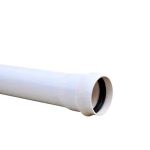 white gasketed plastic pipe