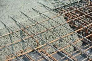 steel rebar concrete installation