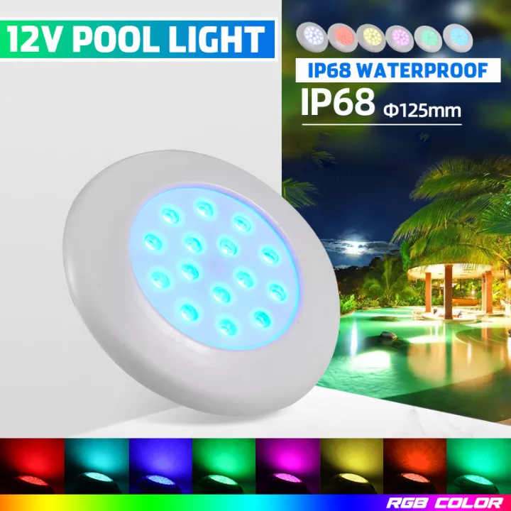 Waterproof IP68 rated pool light