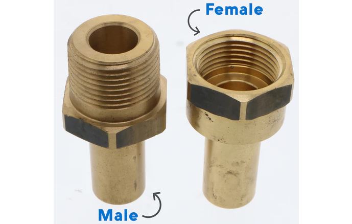 male and female pipe thread