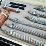 aluminum and copper strands of wire