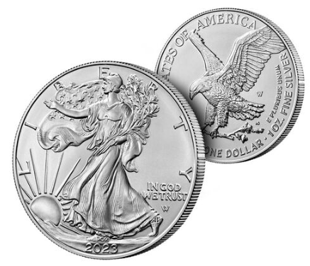 The ductility of silver is useful in metal alloys such as coins